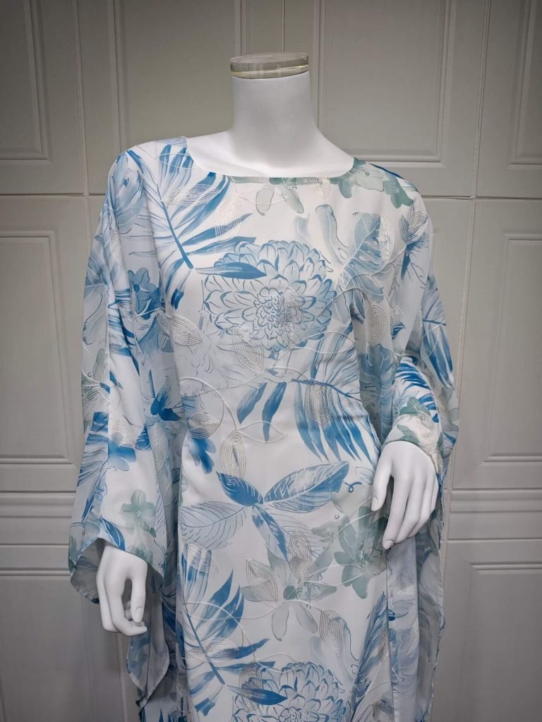 blue butterfly abaya for sale