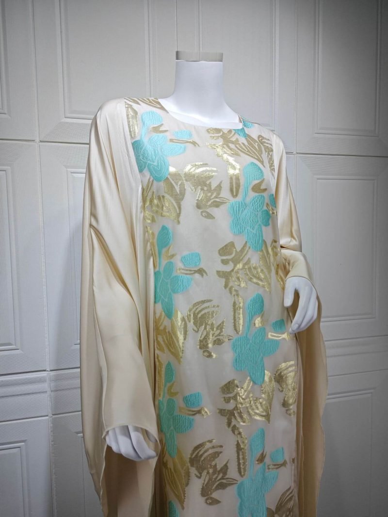 flower butterfly style abaya